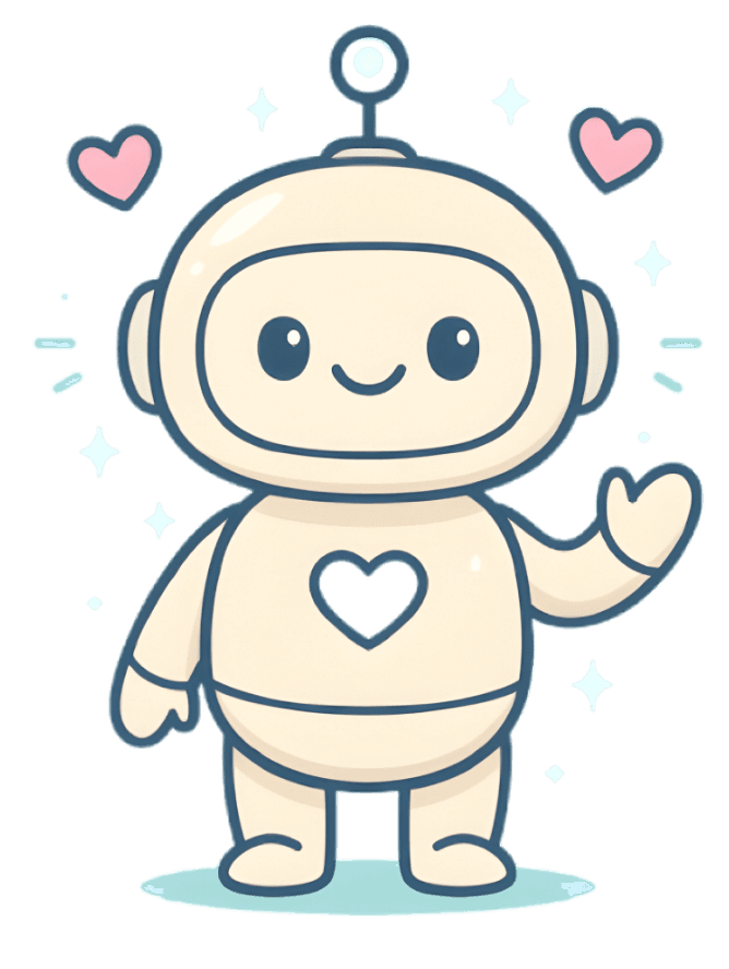 Curhatin AI Robot Mascot
